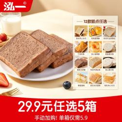 泓一 黑麦吐司手撕面包 240g 泓一黑麦吐司240g*1