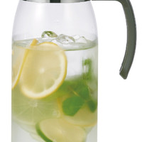 HARIO 耐热玻璃冷水壶 1400ml 灰色 现代简约 冰箱门储存 送礼