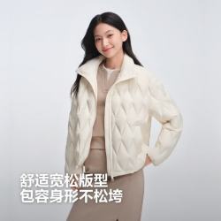 波司登 可叠穿 680+蓬松 90绒轻薄立领羽绒服