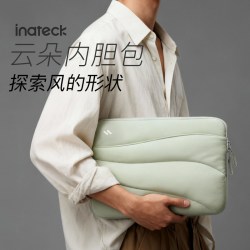 Inateck 云朵内胆电脑包13.3苹果MacBook适配简约通勤轻薄14寸笔记本电脑包女