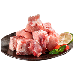黔大侠 贵州高原山猪多肉汤骨（尾叉骨）带肉率高炖煲煮汤生鲜冷冻食材 汤骨500g*2