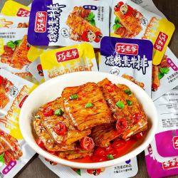 巧老爷 重庆手撕素肉小包装小吃豆干制品五香麻辣条休闲小零食素牛排素食