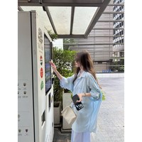 移动端：superniniyy '氛围感的神'春夏防晒一件就够了水洗棉好搭配宽松调性衬衫外套女