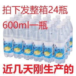 缤恒 上海风味 盐汽水 柠檬味 600ml*24瓶
