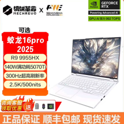 机械革命 极光X潮玩版蛟龙16ProRTX5060/5070Ti独显游戏笔记本电脑
