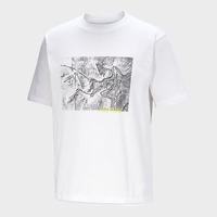 ARC'TERYX KRAGG COTTON LITHOGRAPHICA SS 男子 棉质短袖T恤 白色 L