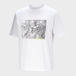 ARC'TERYX KRAGG COTTON LITHOGRAPHICA SS 男子 棉质短袖T恤 白色 L