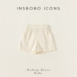 insbobo 女童短裤儿童男童裤子夏薄款宝宝休闲裤2026夏季新款透气夏装童装