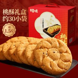 百草味 桃酥礼盒 800g/盒