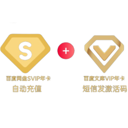 百度 网盘超级会员SVIP双年卡+B站大会员季卡
