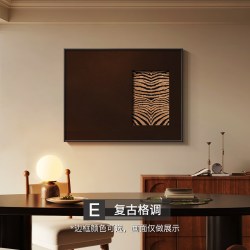 新中式电表箱遮挡壁画
