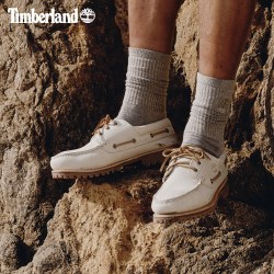 Timberland 男鞋三眼船鞋夏手工缝制一脚蹬乐福鞋|A2PDQ