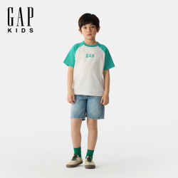 Gap 755793 纯棉 绿色 160cm 儿童短袖T恤