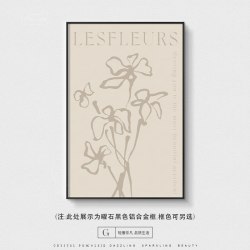 2026新款中古风蝴蝶装饰画