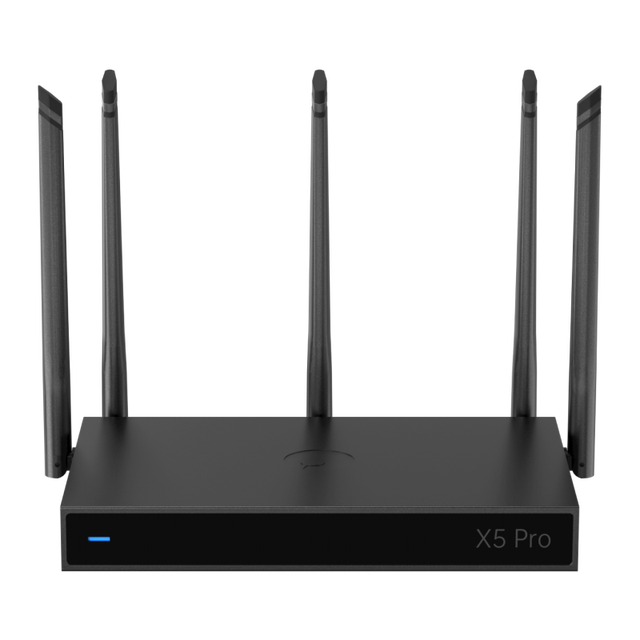 蒲公英路由 X5Pro 双频3000M 企业级千兆无线路由器 Wi-Fi 6 单个装 黑色