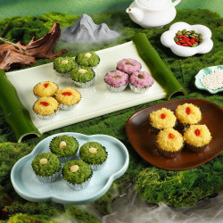 阿诺 黑糯米糕  春野三色300g*1袋