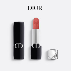 Dior 口红烈艳蓝金魅惑 粉漾闪亮女士显色唇膏3.4g 丝绒772哑光唇膏