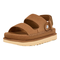 UGG 1167399 CHE 厚底露趾魔术贴 栗色