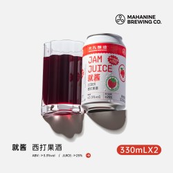 大九酿造 就酱 西打果酒 330ml*6听