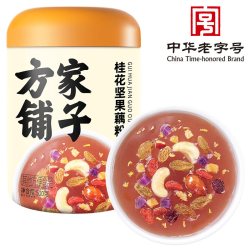 方家铺子 桂花坚果藕粉 500g 罐装