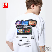 优衣库 PIXAR UT/短袖T恤男装女装印花皮克斯489157 00 白色 2XL