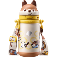 babycare 儿童保温杯 304不锈钢 吸管式 300ml