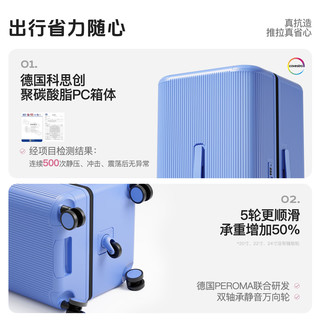 DTA TRUNK 28英寸 数字紫 五轮加厚 拉杆箱