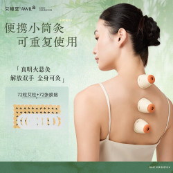 艾修堂 艾灸盒随身灸贴家用三伏小悬灸筒艾灸罐艾柱艾绒器具