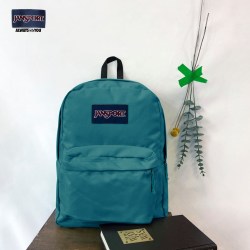 JANSPORT 双肩背包25年新款丛林绿校园书包轻便旅游背包通勤电脑包