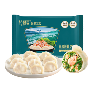 饺好运 荠菜磷虾水饺 300g12只