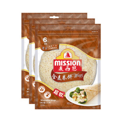 麦西恩 全麦卷饼 270g*3袋