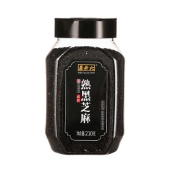 六必居 高钙熟黑芝麻 210g 1瓶