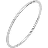 周六福 S999足银手镯 素圈 54mm