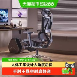 永艺 沃克pro 人体工学椅 灰色 无搁脚