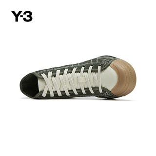 Y-3 山本耀司帆布高帮系带运动鞋