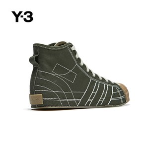 Y-3 山本耀司帆布高帮系带运动鞋