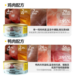 金故 全价主食猫罐头鸡肉口味85g*24罐