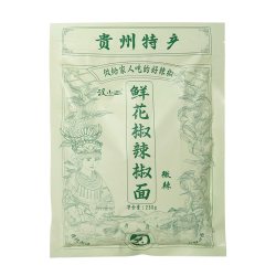 汉小二 贵州特产鲜花椒辣椒面250g 微辣