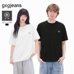 gxgjeans 【26夏新品】 美式简约小标宽松短袖T恤 5色可选
