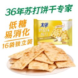 太平 奶盐味平梳打饼干 400g