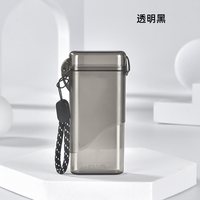 移动端：智酷 正品烟盒男便携粗中细支通用密封防水防潮抗压塑料透明烟盒保护盒