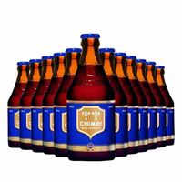 智美 蓝帽啤酒 比利时修道院啤酒330ml*24 精酿啤酒