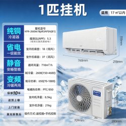 AUFIT 空调奥克斯出品1.5匹特省电一级能效变频冷暖挂机
