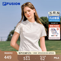 FILA FUSION田曦薇同款斐乐潮牌女装短袖2026夏季新款吸湿速干修身T恤