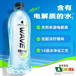 alienergy 外星人 WAVE风味水 电解质柠檬味 600ml*15瓶*2箱 功能饮料