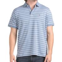 TOMMY HILFIGER 细条纹薄款短袖POLO衫