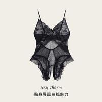宜而爽 性感睡衣女情感趣味内衣禁欲系蕾丝吊带连体衣