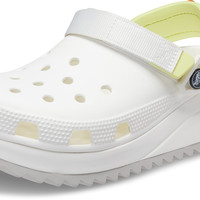 Crocs 卡骆驰 男性 经典 经典徒步鞋 木屐和穆勒鞋 可定制Jibbitz™吊饰，透气性好并有助于排水和去除碎屑 舒适 WhiteWhite 尺码12 Women10 Men