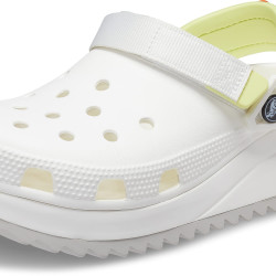 Crocs 卡骆驰 男性 经典 经典徒步鞋 木屐和穆勒鞋 可定制Jibbitz™吊饰，透气性好并有助于排水和去除碎屑 舒适 WhiteWhite 尺码12 Women10 Men