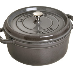 STAUB 珐宝 荷兰锅 哑光黑色 可用于烤箱 铸铁材质